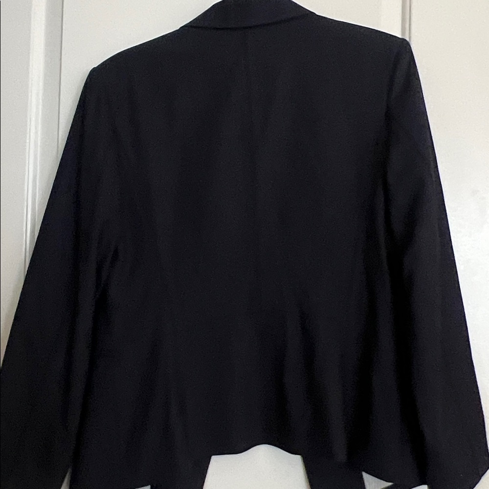 MM Lafleur Hoffman wool black blazer jacket size 12 - Picture 7 of 7